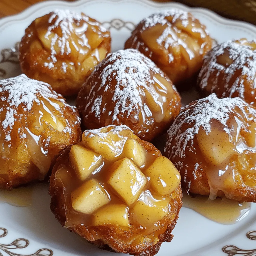 - 2 große Äpfel, geschält und gewürfelt - 1 Tasse Mehl - 1/2 Tasse Zucker