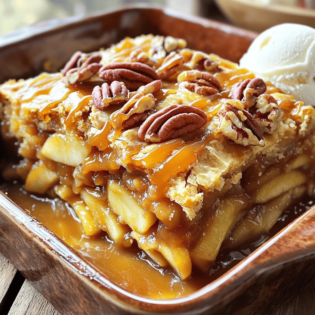 Caramel Apple Dump Cake Einfaches und köstliches Rezept
