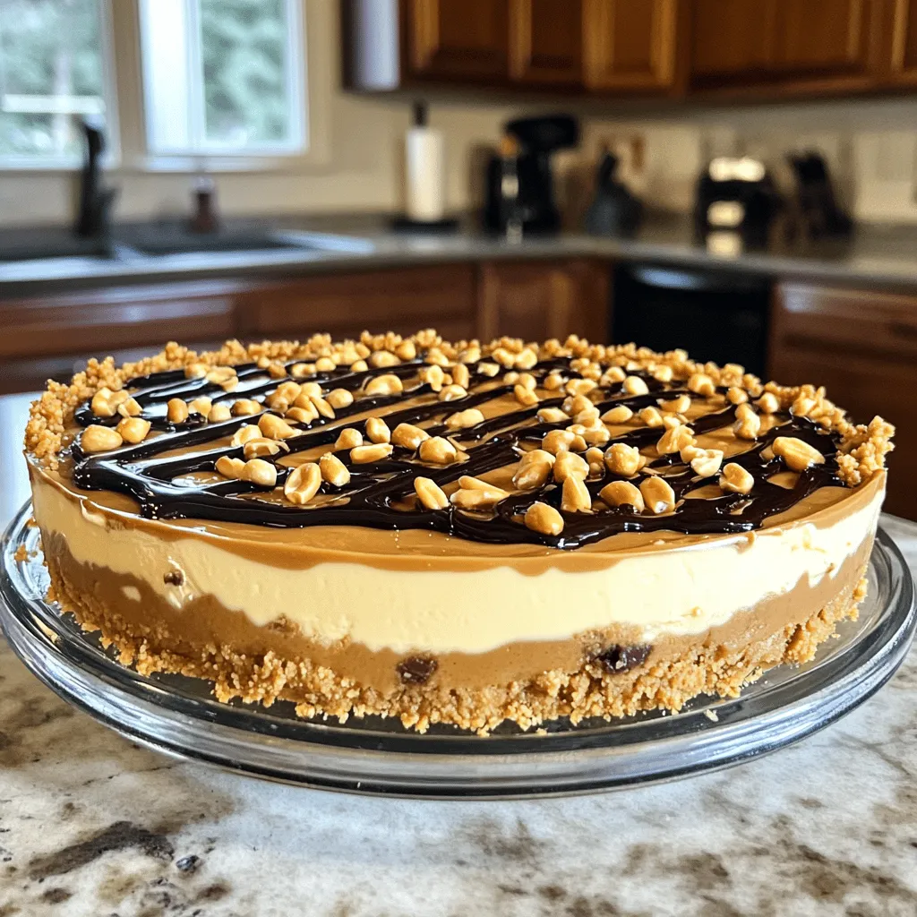Köstlicher No Bake Peanut Butter Pie Einfaches Rezept