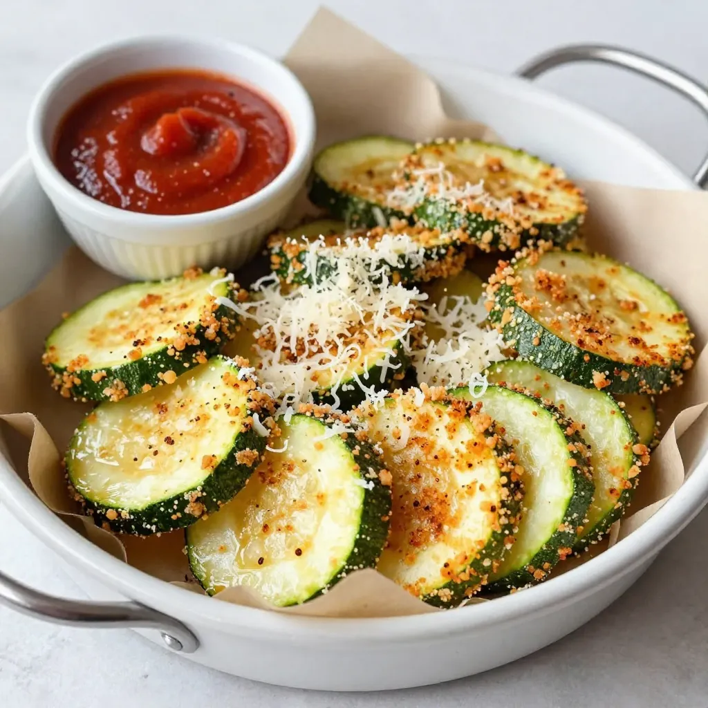 Krosse Air Fryer Parmesan Zucchini Chips Rezept