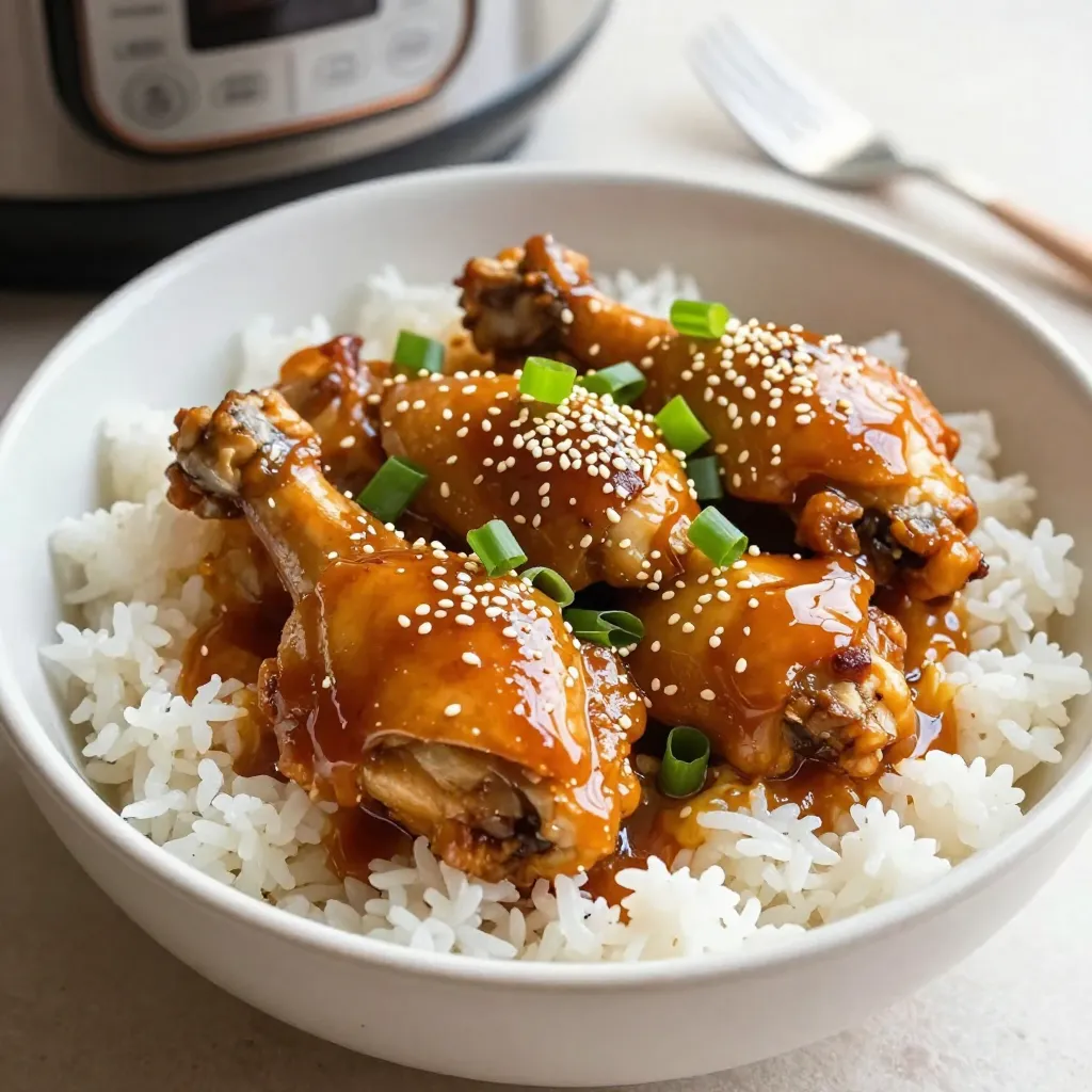 Instant Pot Honey Garlic Chicken Einfaches Rezept