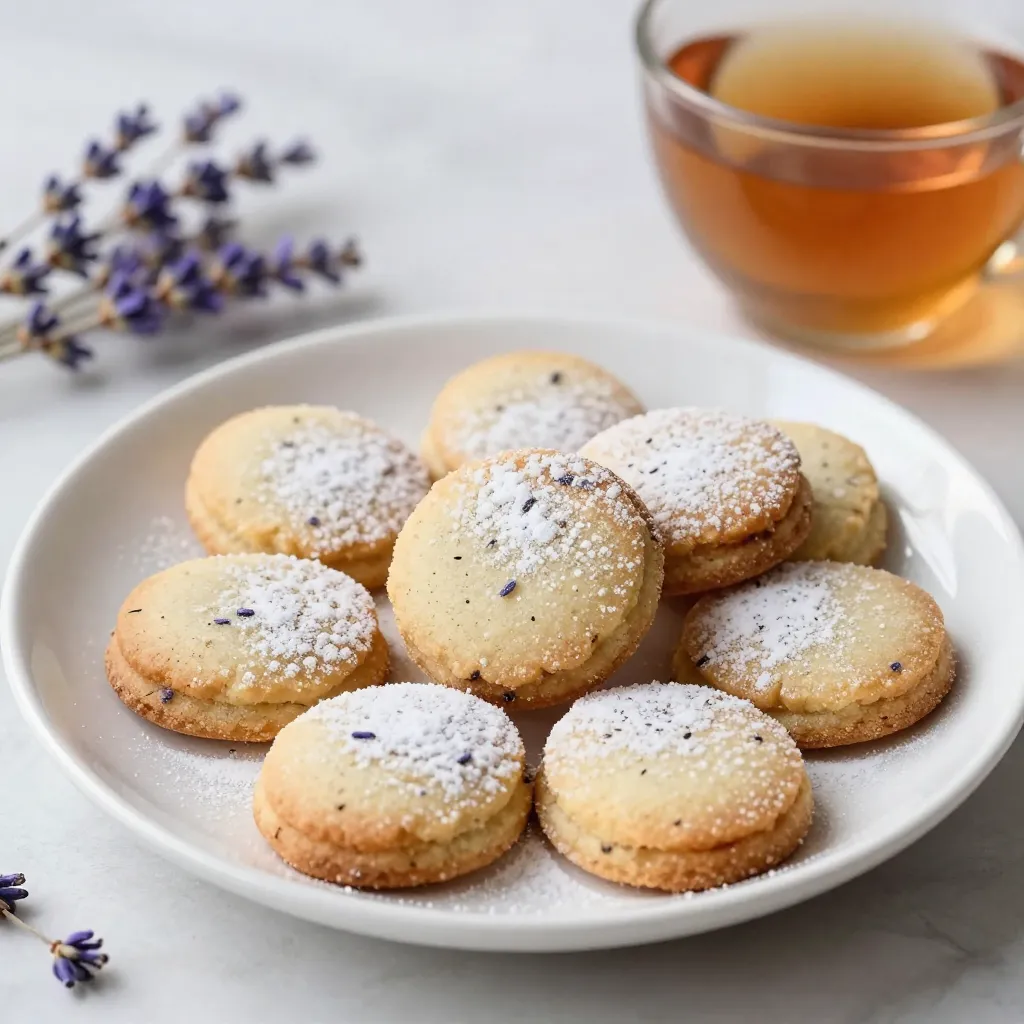 Lavender Earl Grey Shortbread Einfache Leckerei