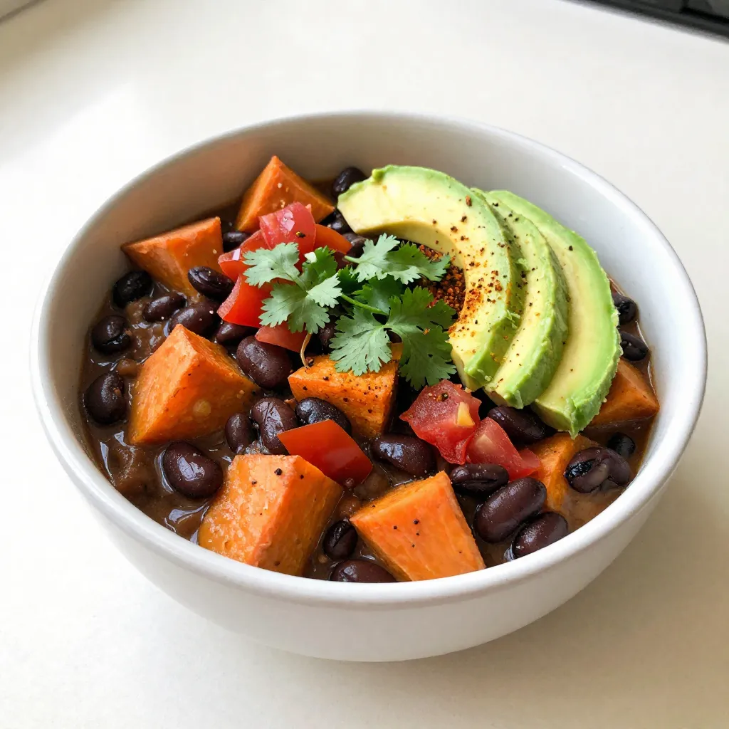 Sweet Potato Black Bean Chili Einfache und Tolle Mahlzeit