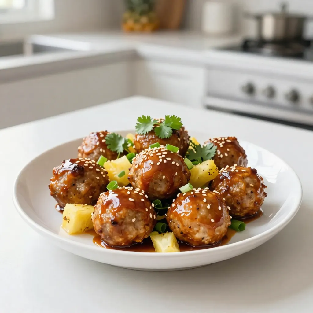 Pineapple Teriyaki Meatballs Einfache und köstliche Idee