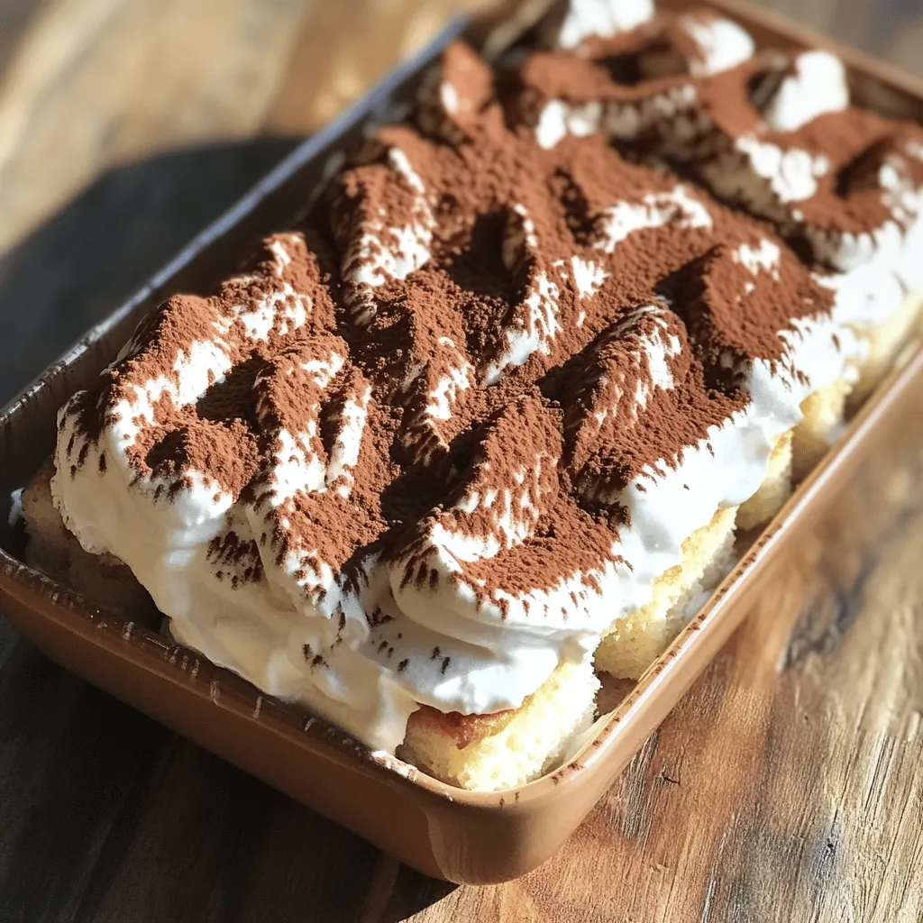 Einfache No-Bake Tiramisu Schnell und Lecker Rezept