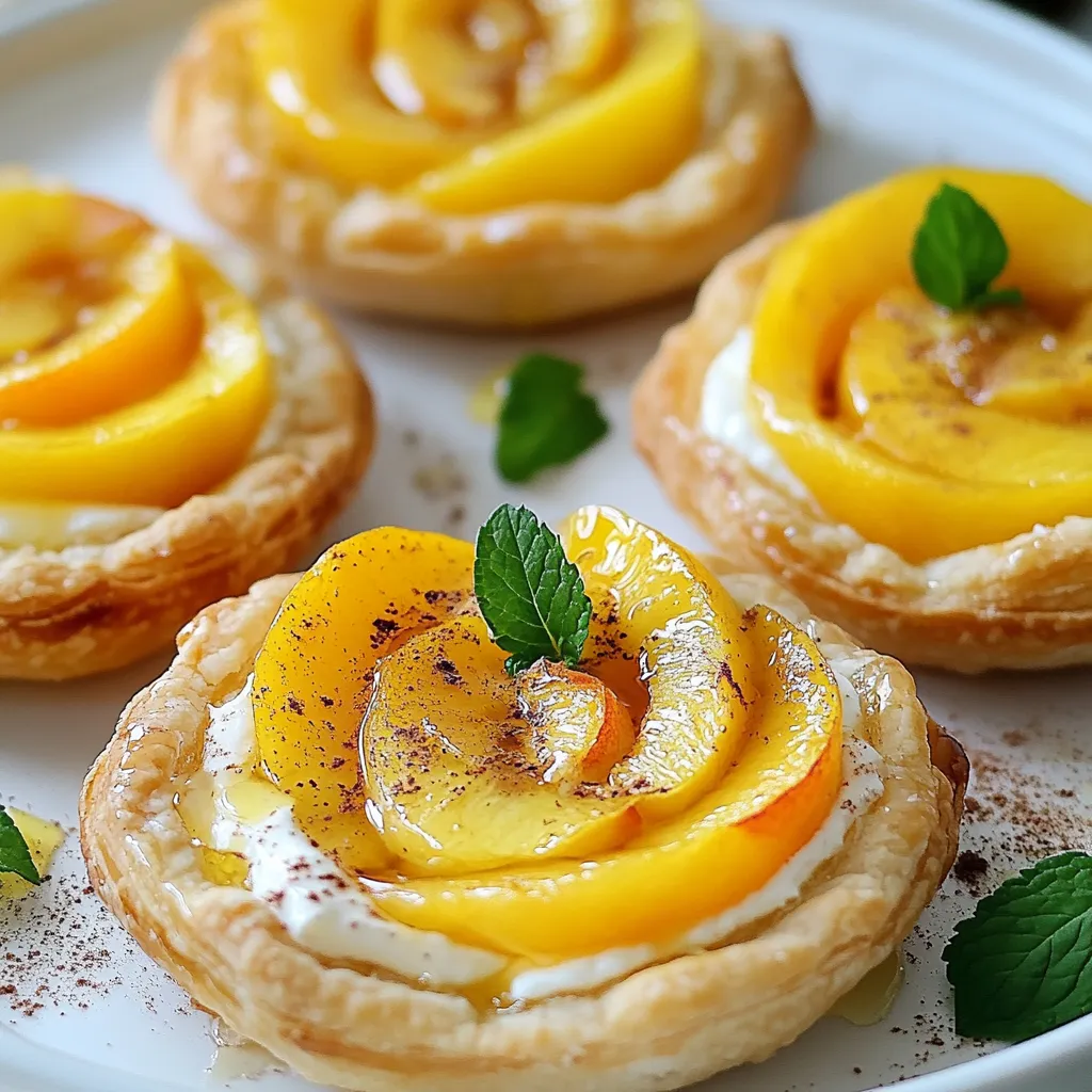 Pfirsich-Cremekäse-Törtchen Leckerer Genuss für alle