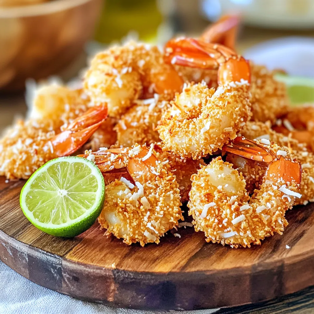 Air Fryer Coconut Shrimp Knusprig und Lecker Genießen
