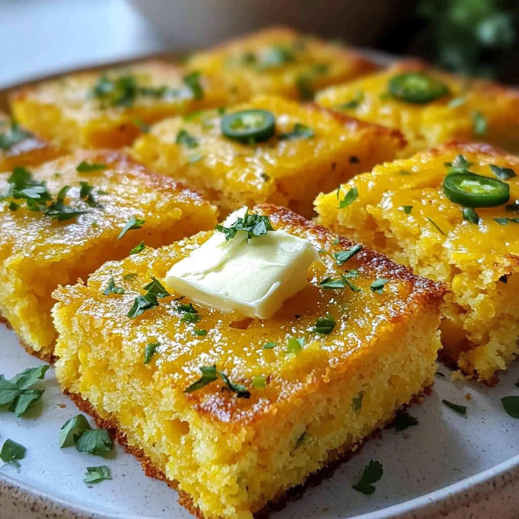 Jalapeño Cheddar Cornbread Rezept für den Genuss