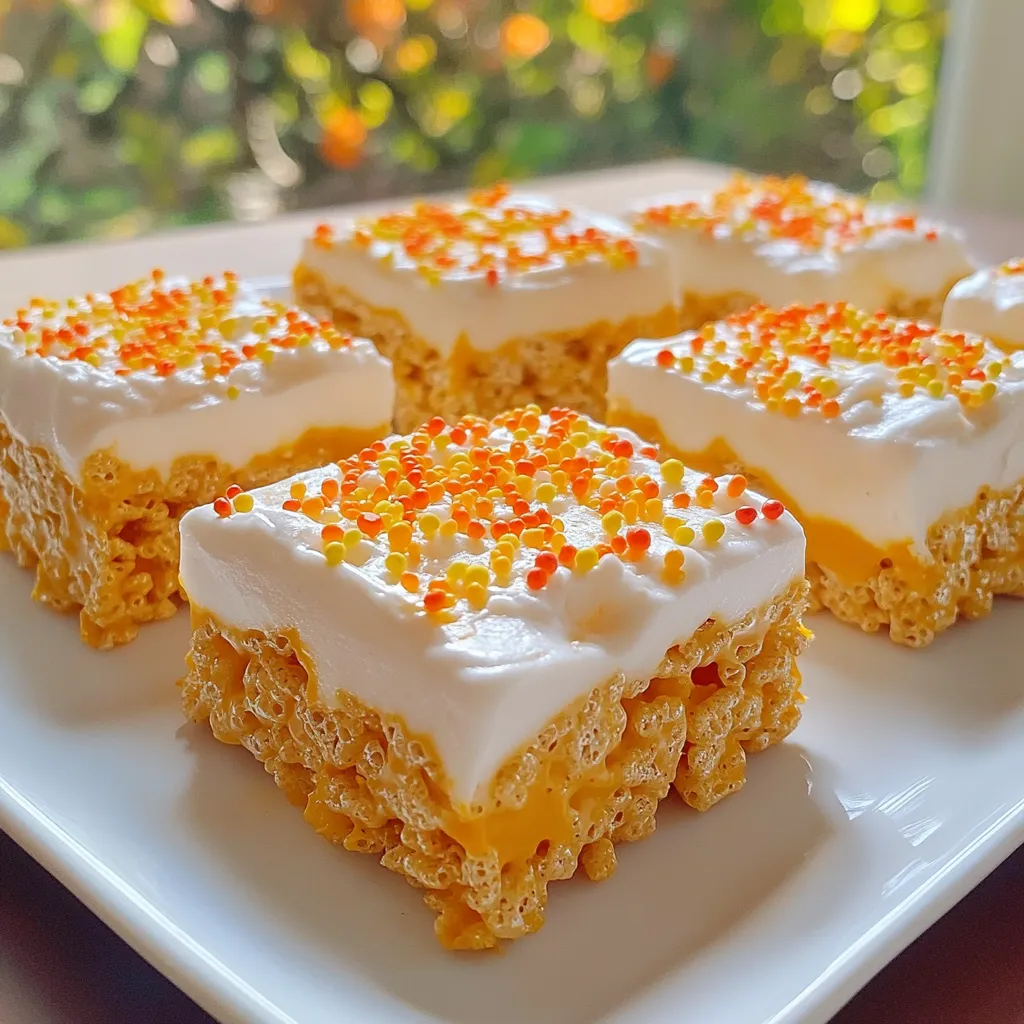Kürbis Rice Krispie Treats Einfache und leckere Snacks
