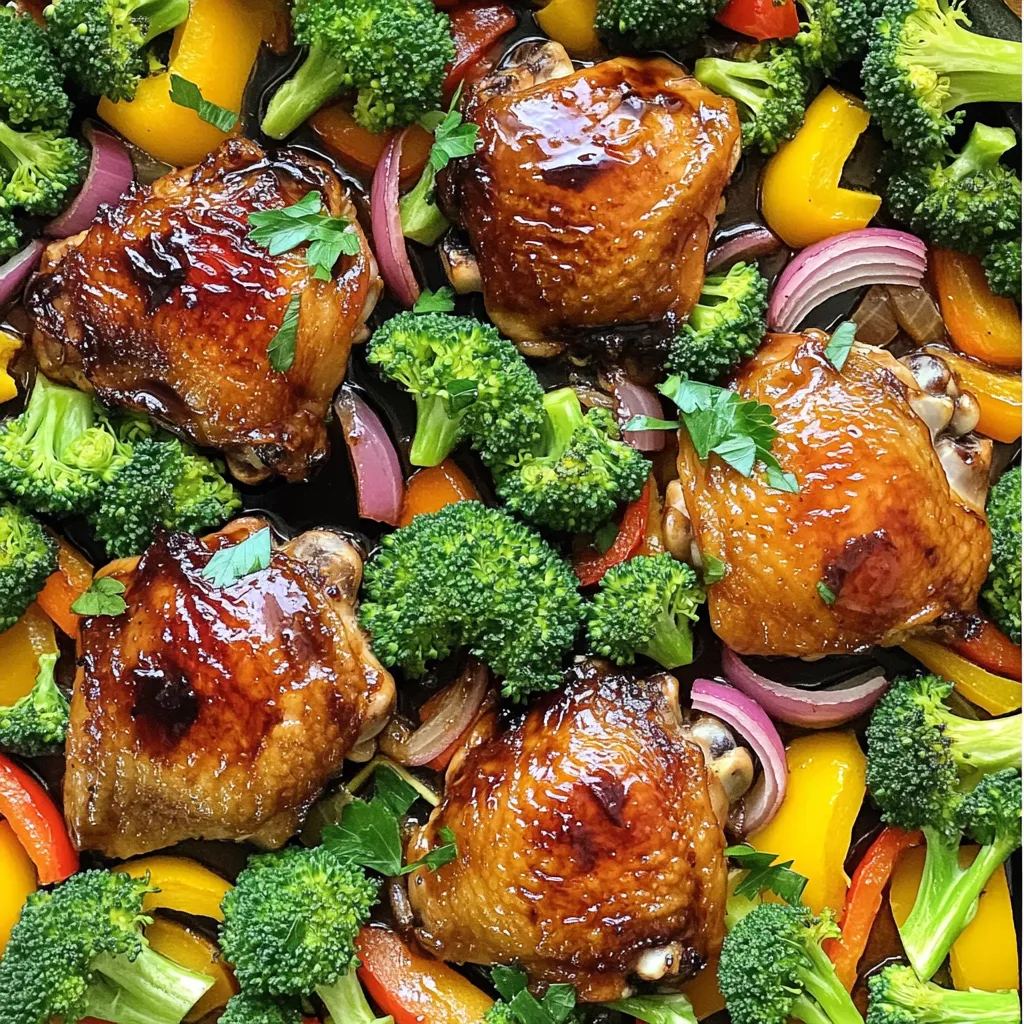 Balsamic Glazed Chicken and Veggies Lecker Rezept