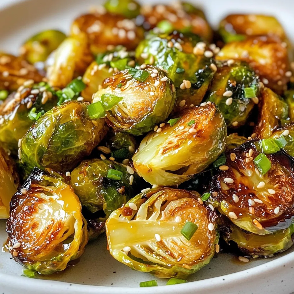 Honey Sriracha Brussels Sprouts Einfach und Lecker