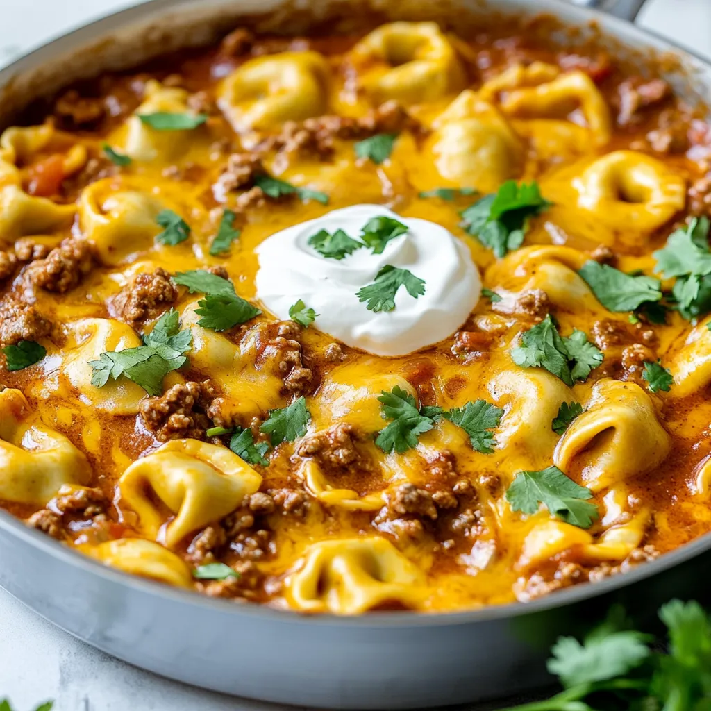 Beef Enchilada Tortellini Einfaches Rezept für Genuss