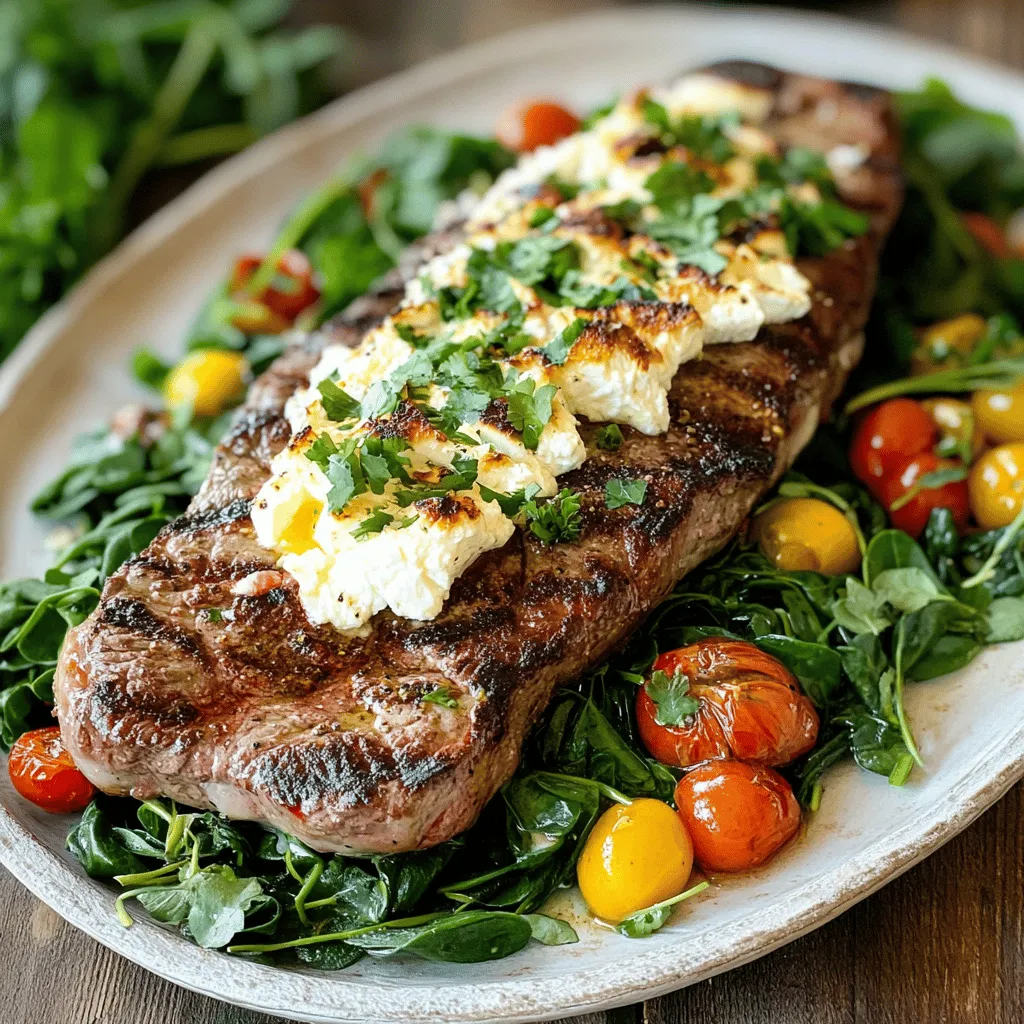 Gefülltes Flanksteak Geschmackvoll und Einfach Zubereiten