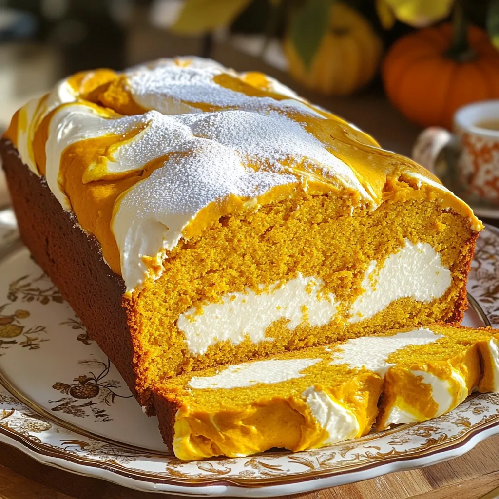 Bakery-Style Pumpkin Cream Cheese Loaf Rezept Einfach