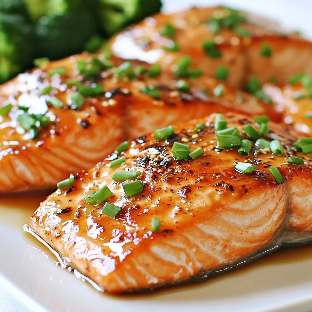 Ahornsirup-Glasierter Lachs Einfach und Lecker