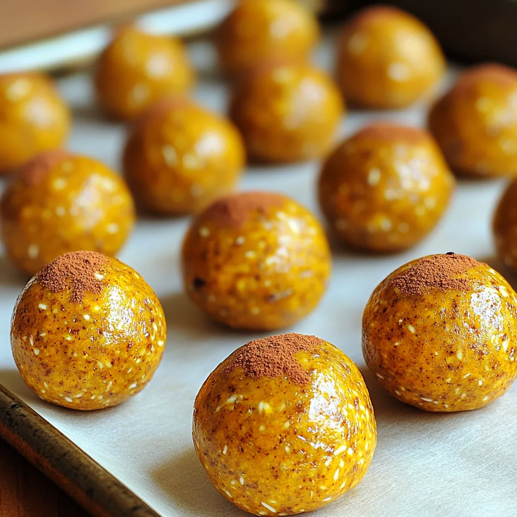 Kürbisgewürz-Energie-Bällchen lecker und nahrhaft