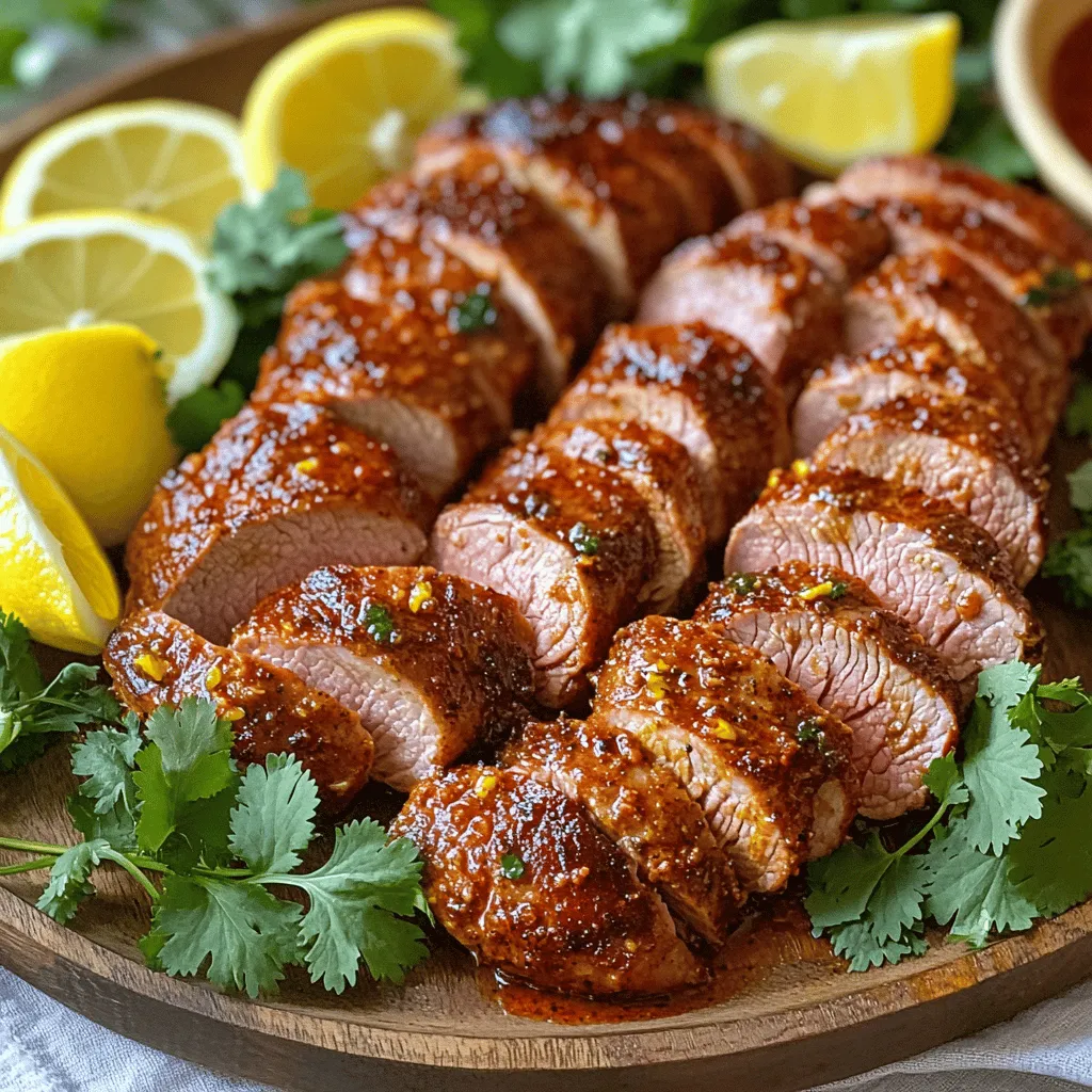 Spicy Harissa Roasted Pork Tenderloin Einfach Zubereiten