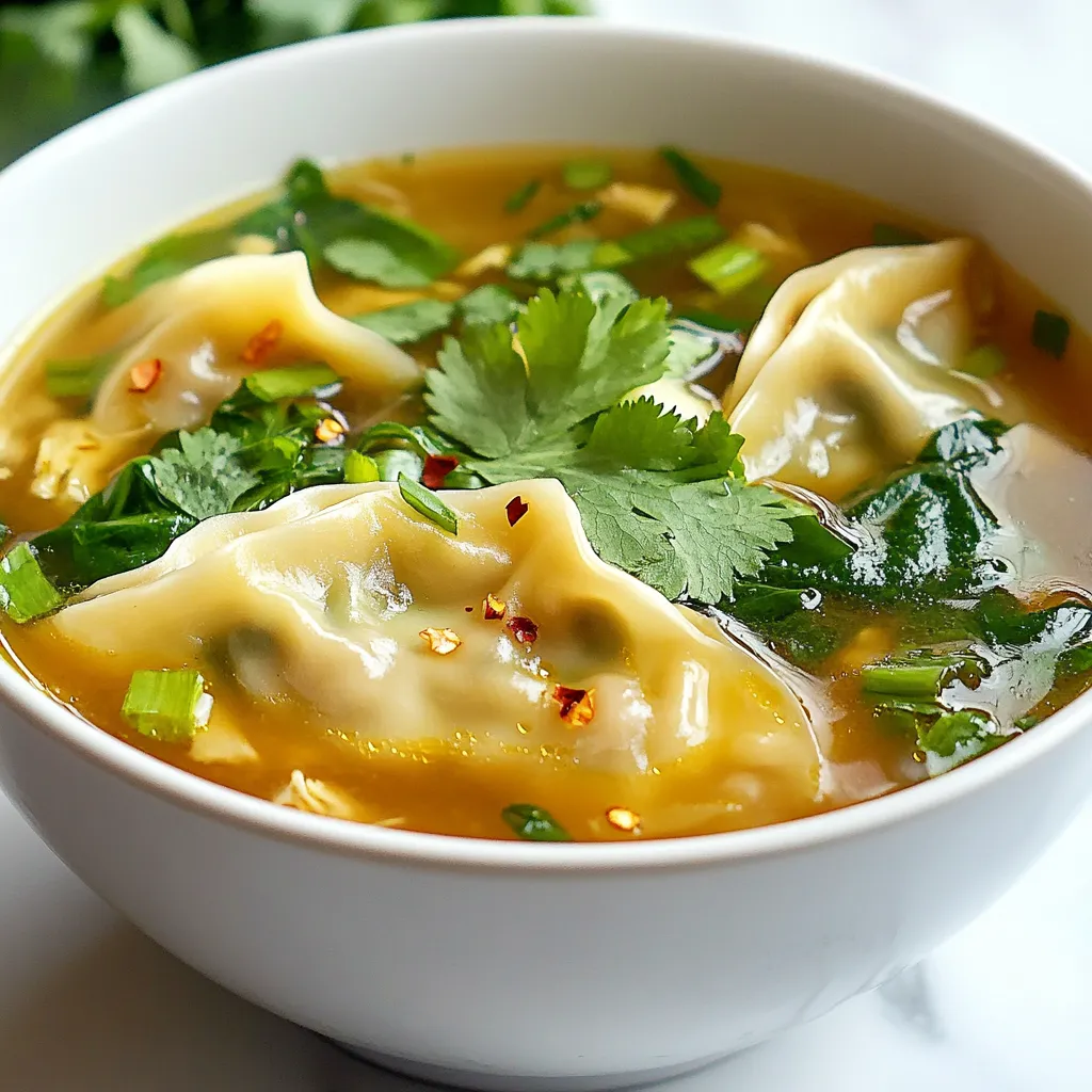 Potsticker Dumpling Soup Einfaches und schmackhaftes Rezept
