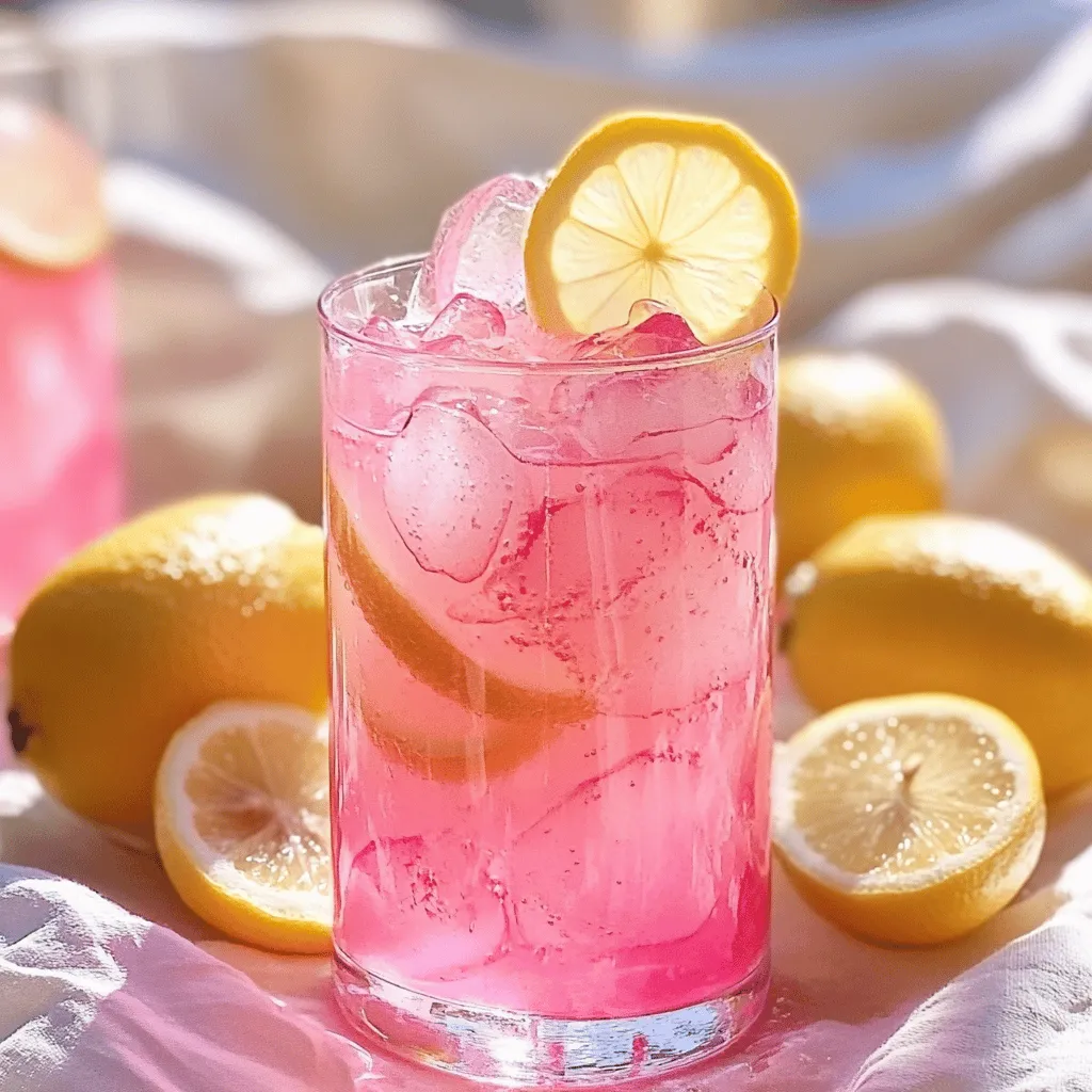 Whipped Pink Lemonade Frisch und Erfrischend Genießen