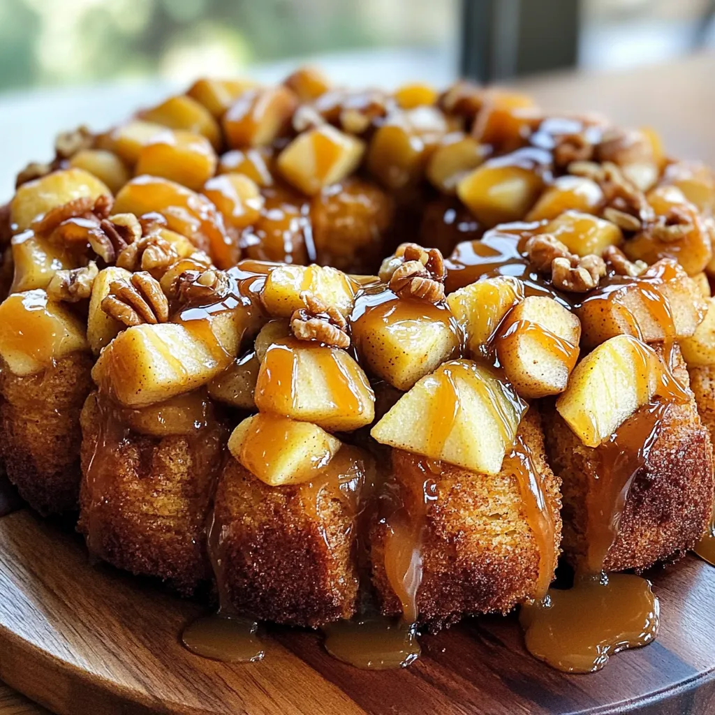 Caramel Apple Monkey Bread Köstlich Und Einfach