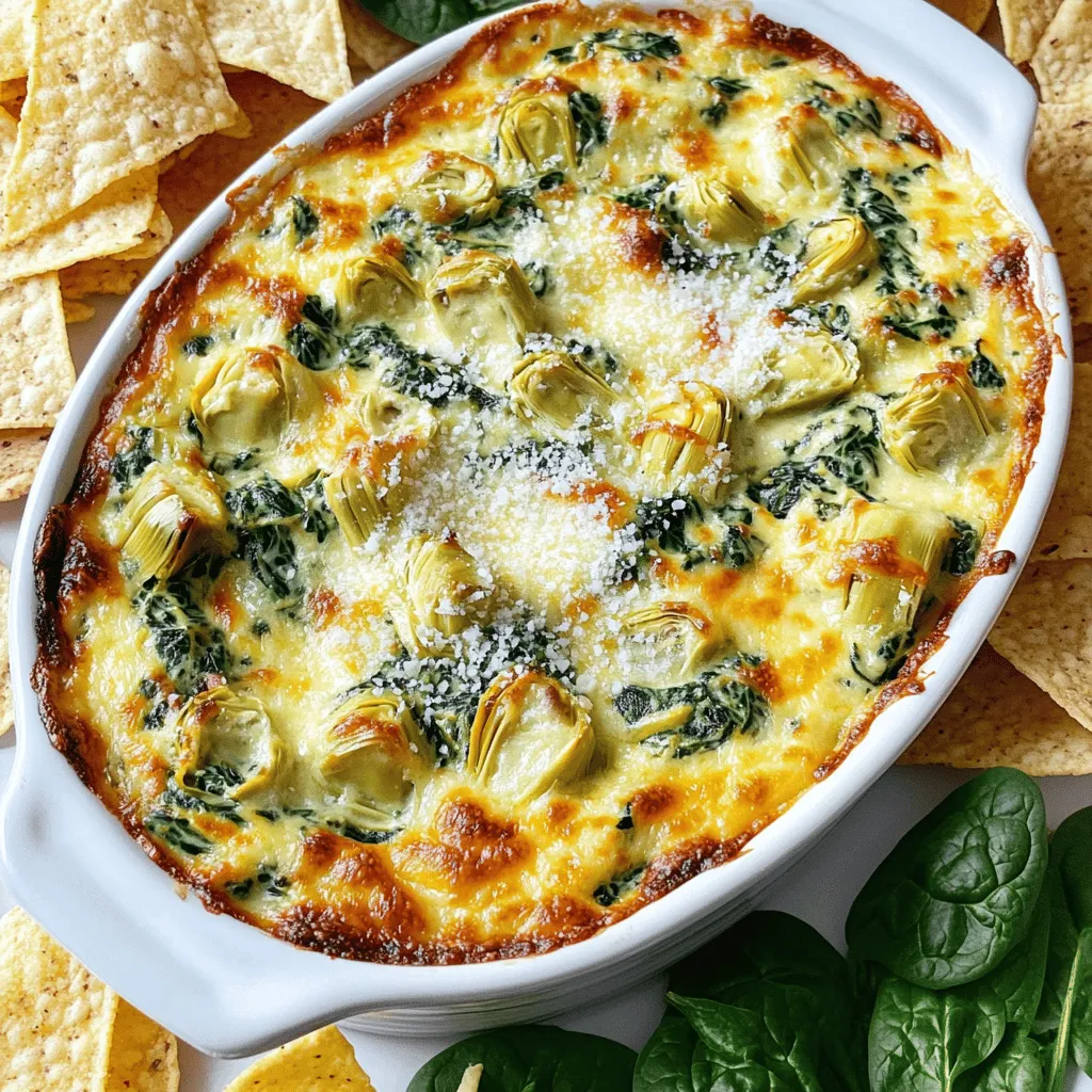 Spinach Artichoke Dip Einfach und Lecker Zubereiten