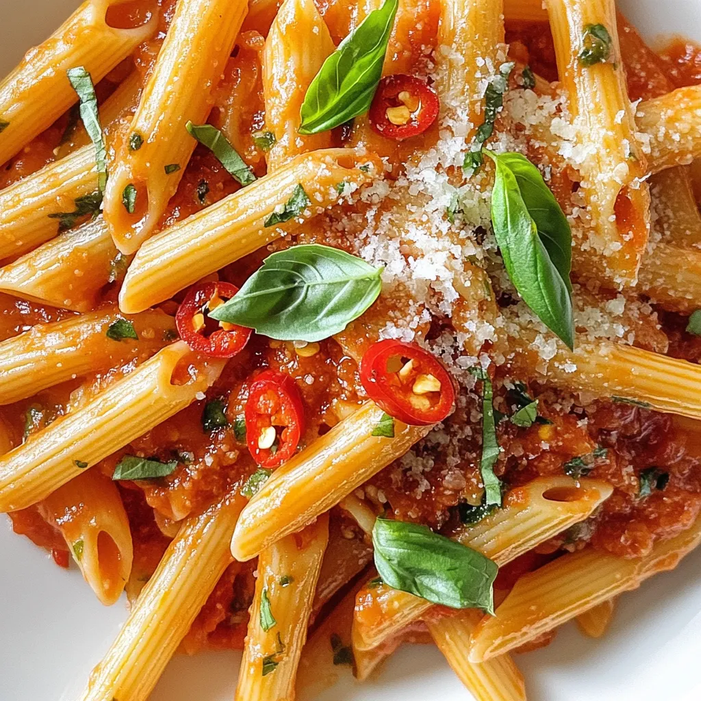 Spicy Pasta Arrabbiata Schnelle und einfache Zubereitung