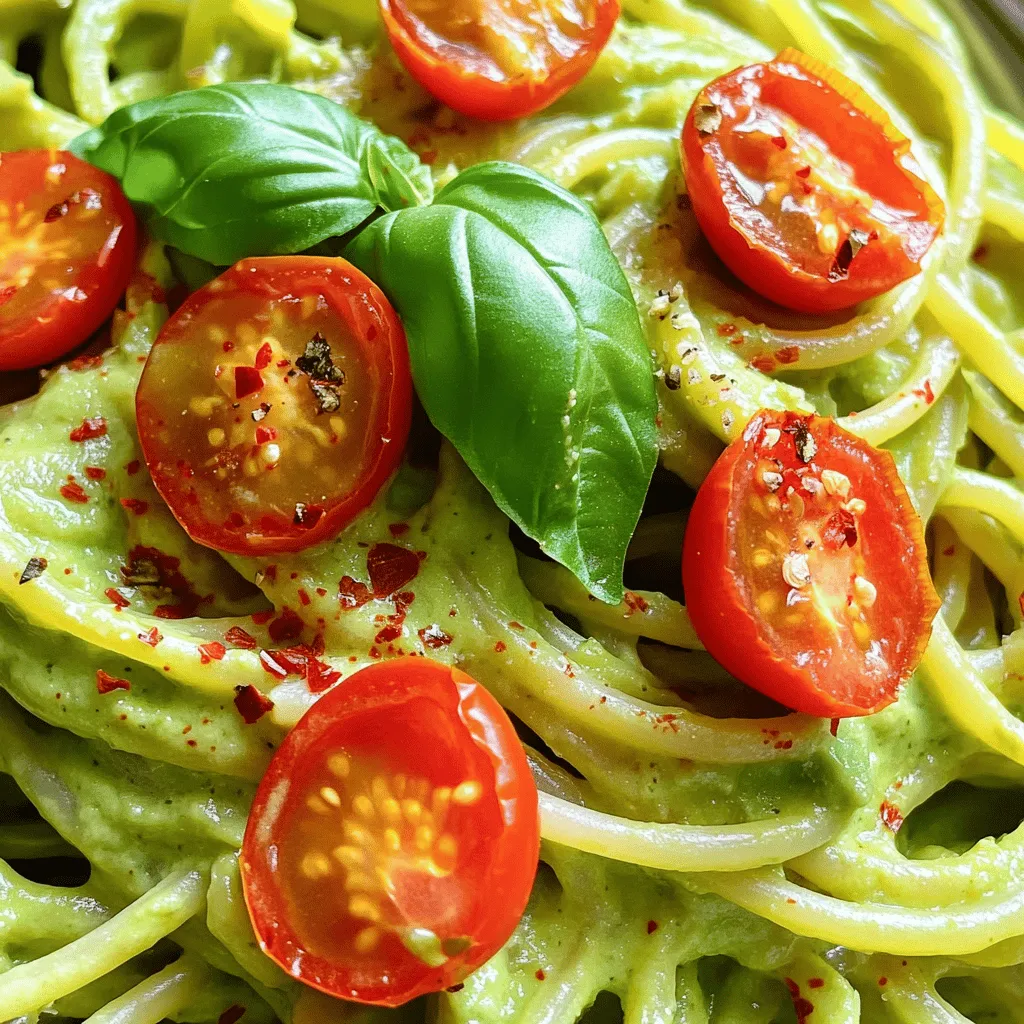 Cremige Avocado Pasta Schnelle und einfache Zubereitung