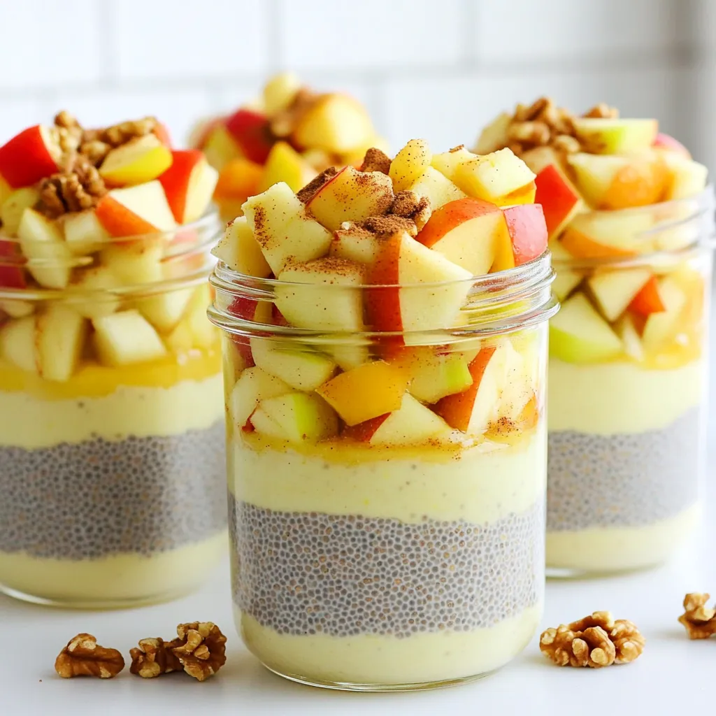 Apfel-Zimt Chia-Pudding lecker und gesund zubereiten