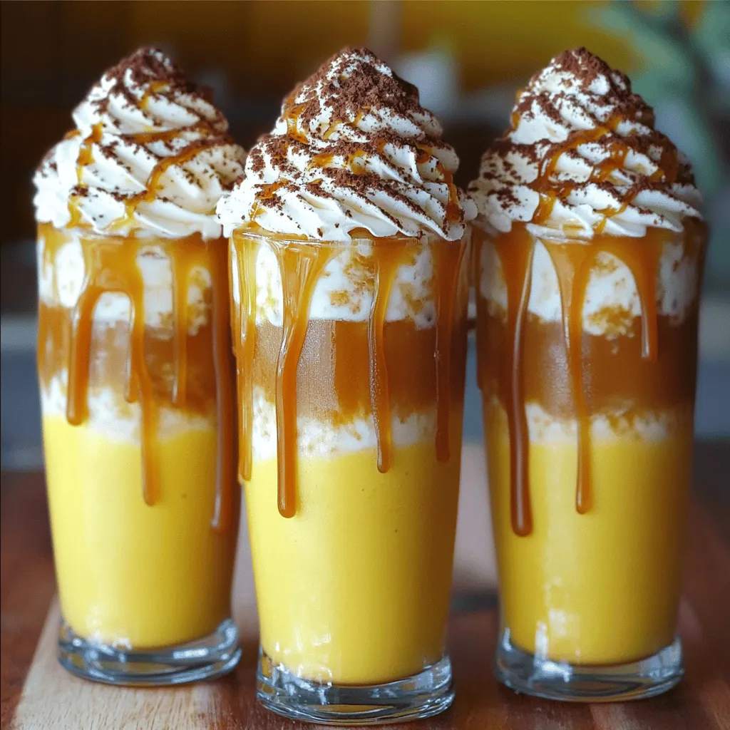 Um einen köstlichen Karamell-Custard-Frappe zu machen, brauchst du folgende Zutaten: