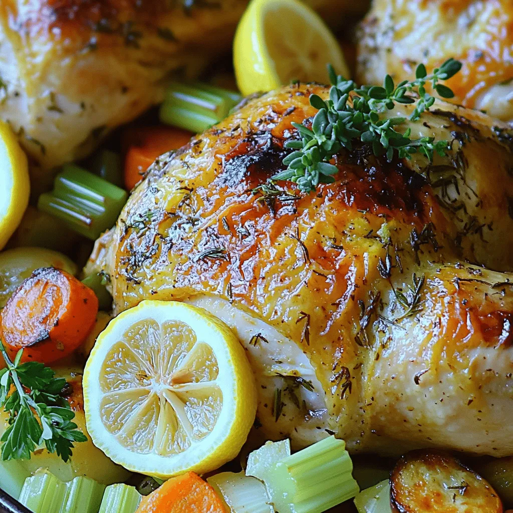 Knoblauch-Kräuter-Rösthähnchen Einfach und Lecker Rezept