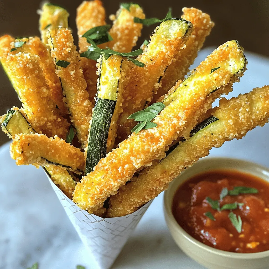 Parmesan Zucchini Fries Knusprig und Einfach Zubereiten