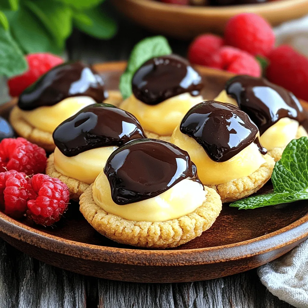 Einfache Boston Cream Pie Keksbisse Rezeptidee