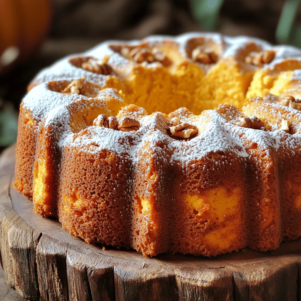 Pumpkin Cream Cheese Pound Cake Lecker und Saftig