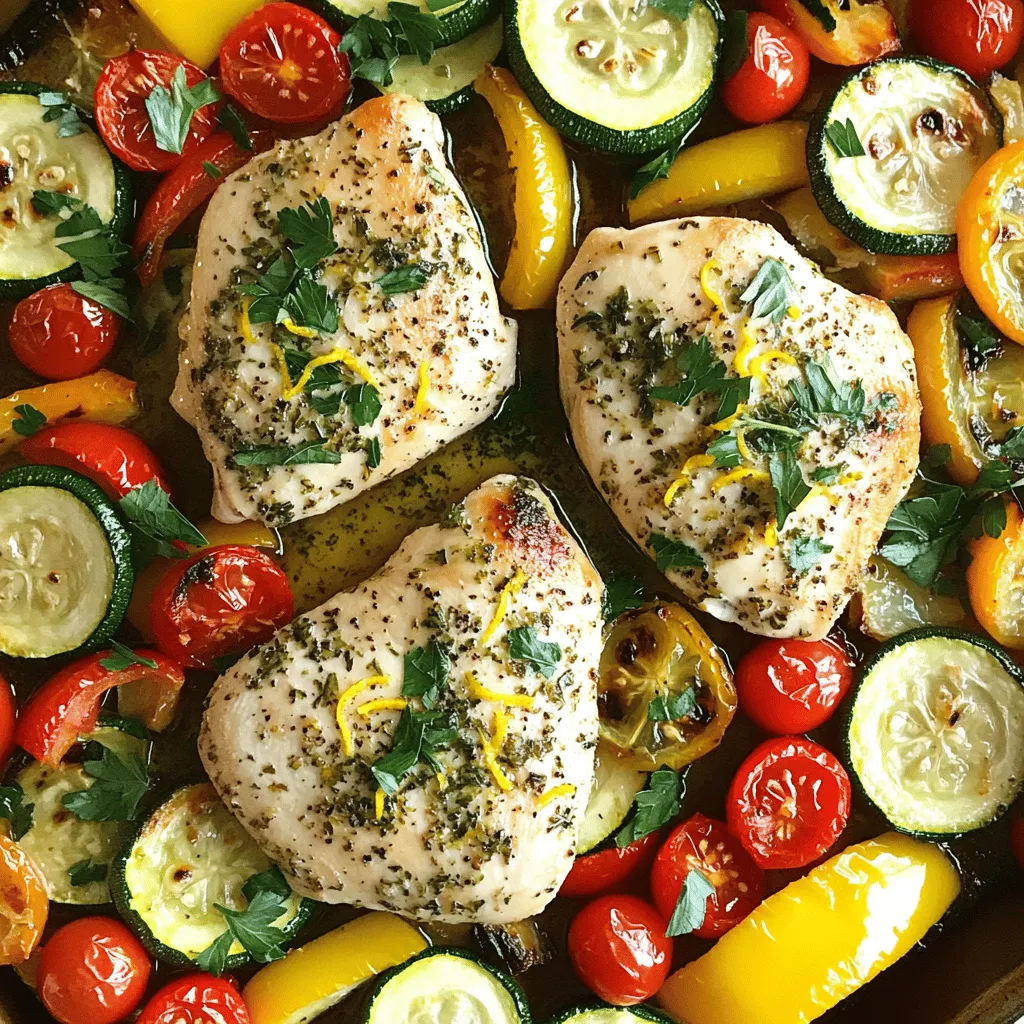 Sheet-Pan Lemon Herb Chicken Mit Röstaromen