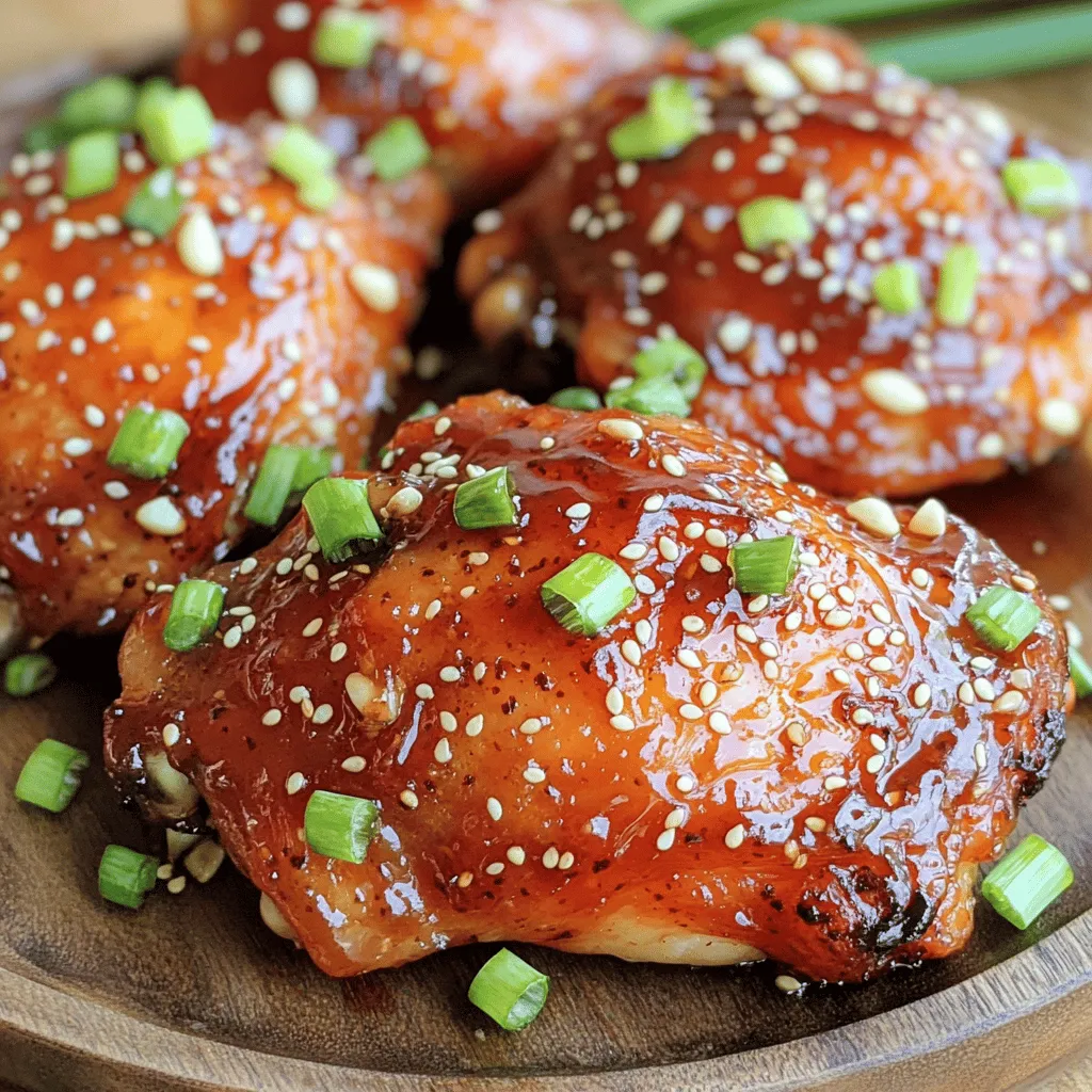 Sriracha Honey Garlic Chicken Köstliches Rezept