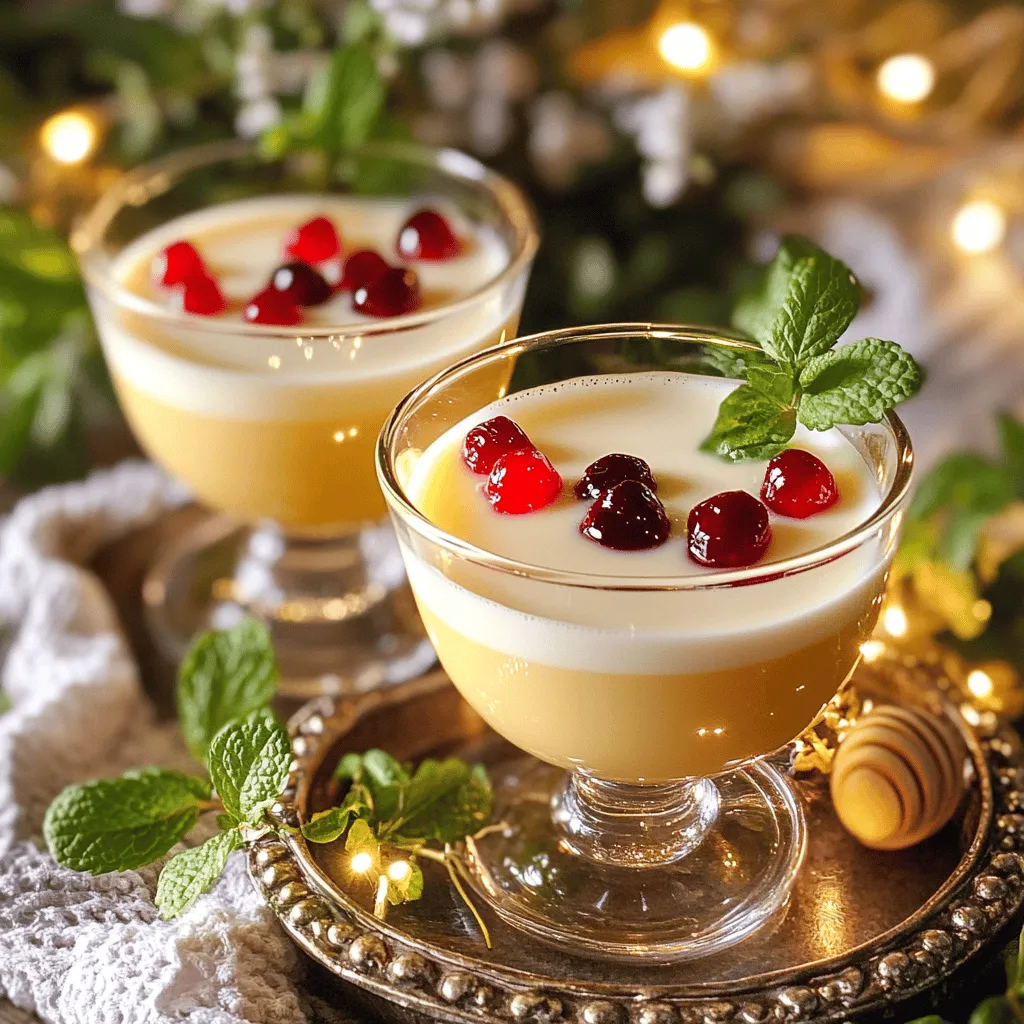 Um Cherry Earl Grey Milk Tea zuzubereiten, brauchen Sie einige einfache Zutaten. Diese sind Wasser, Earl Grey Tee, Milch, Kirschen, Honig oder Zucker, und Vanilleextrakt. Frische Minzblätter dienen zur Dekoration. Sie können auch pflanzliche Milch verwenden, wenn Sie möchten.