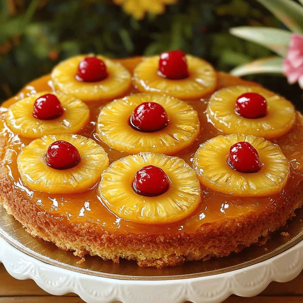 Für die Ananas-Upside-Down-Torte brauchst du folgende Zutaten: