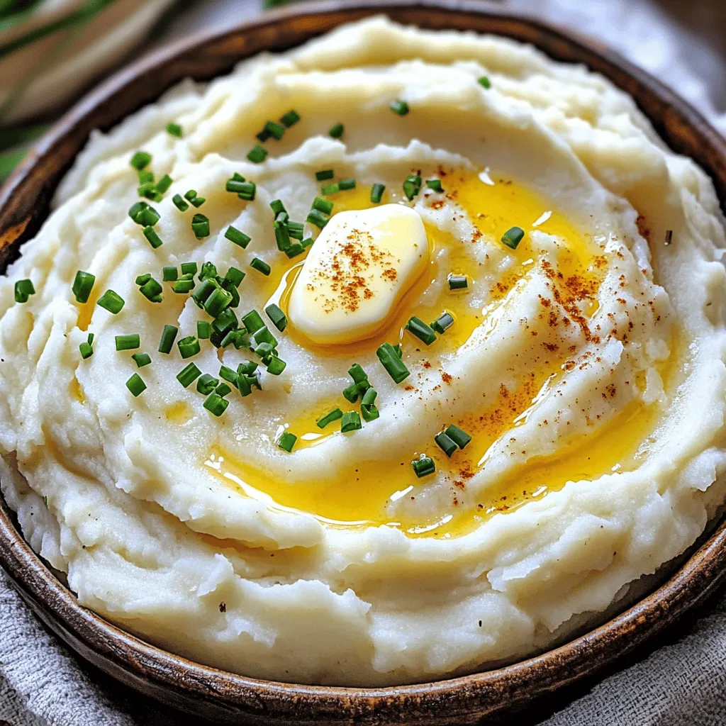 Creamy Garlic Mashed Potatoes Einfach und Köstlich