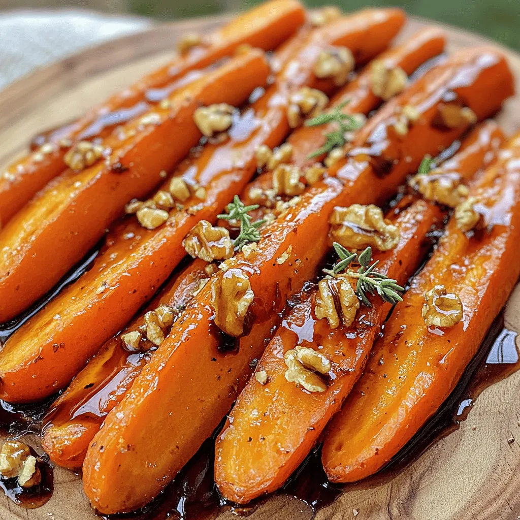 Balsamic Roasted Carrots köstlich und einfach zubereiten