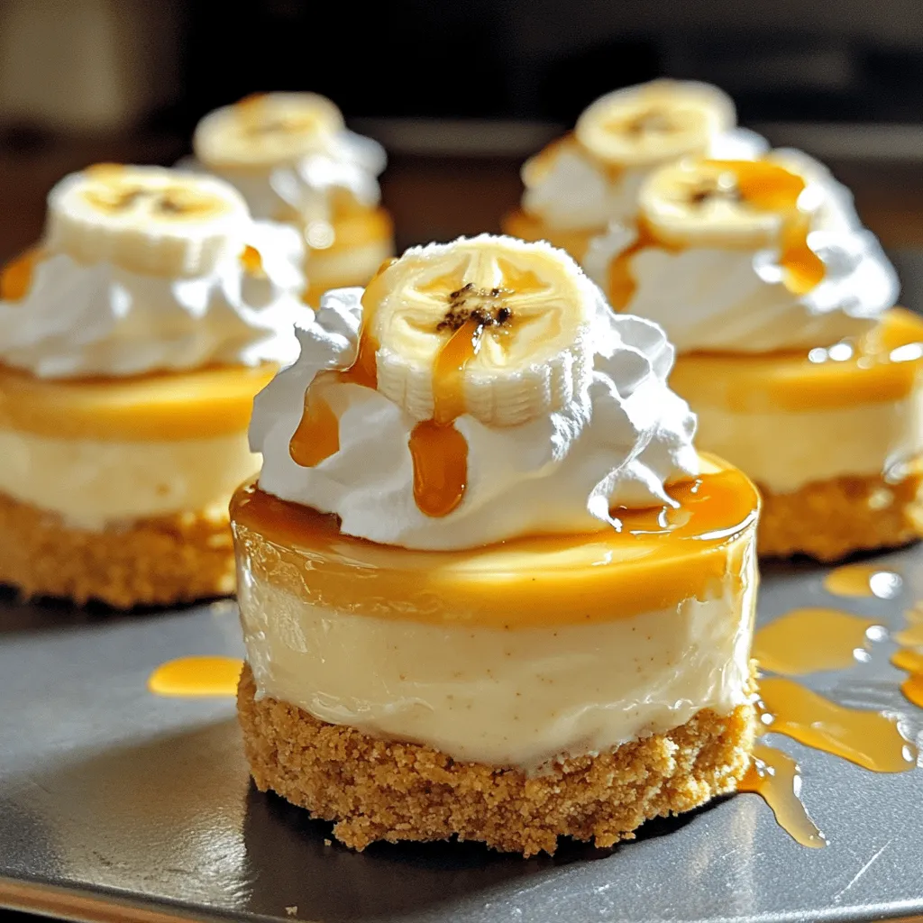 Irresistible Mini Banana Pudding Cheesecakes Rezept