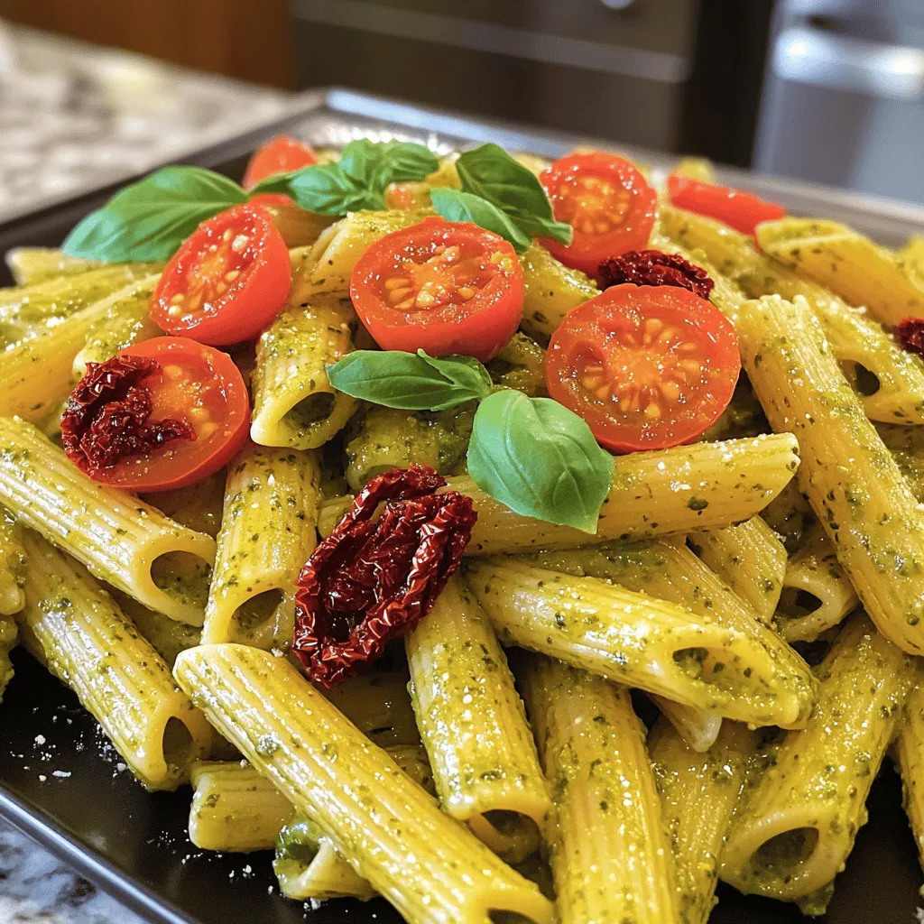 Sun-Dried Tomato Pesto Pasta Schnelle und leckere Mahlzeit