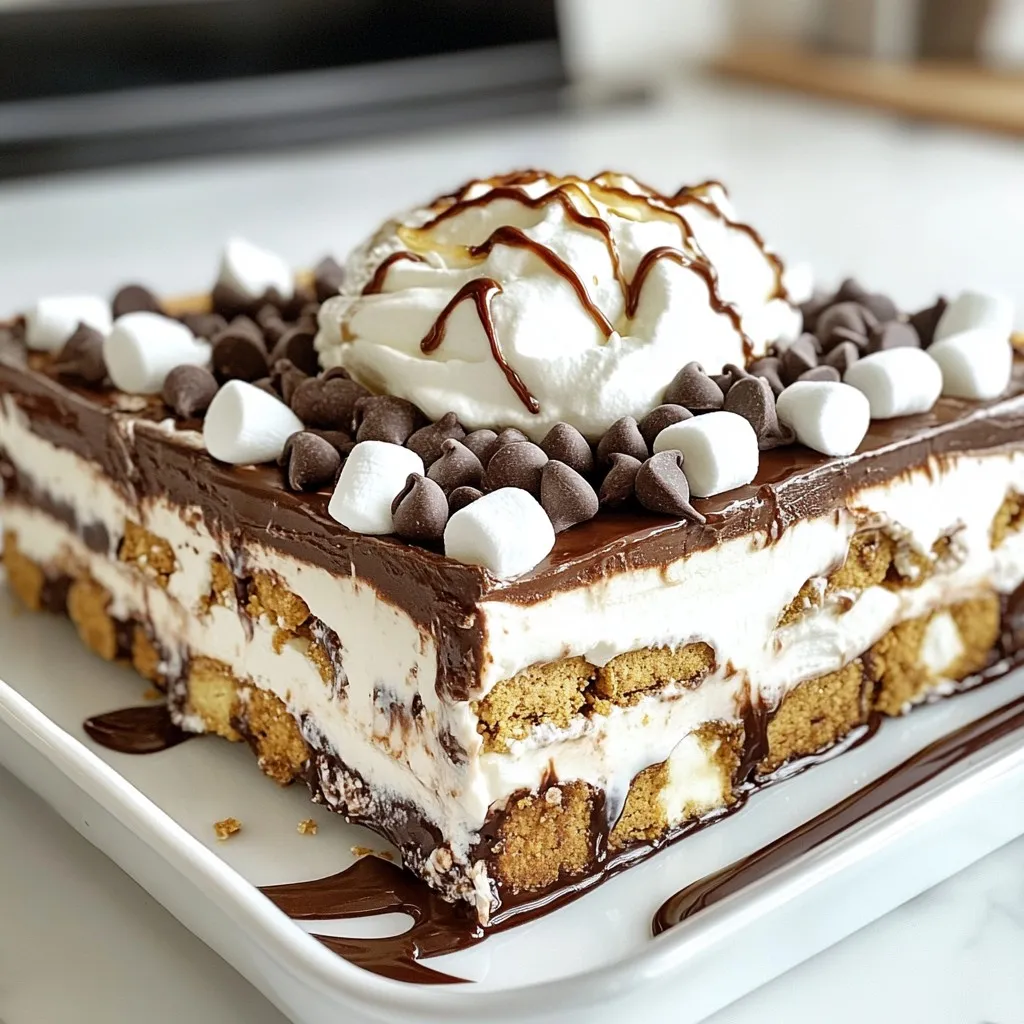 Hot Chocolate Lasagna Leckeres Dessert für Genießer