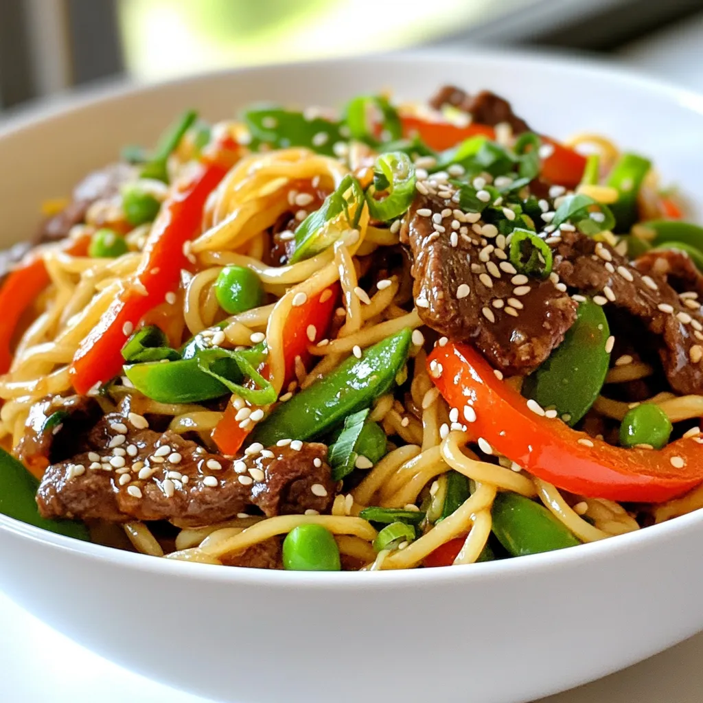 Hoisin Beef Noodles Köstlich und Einfach Zubereiten