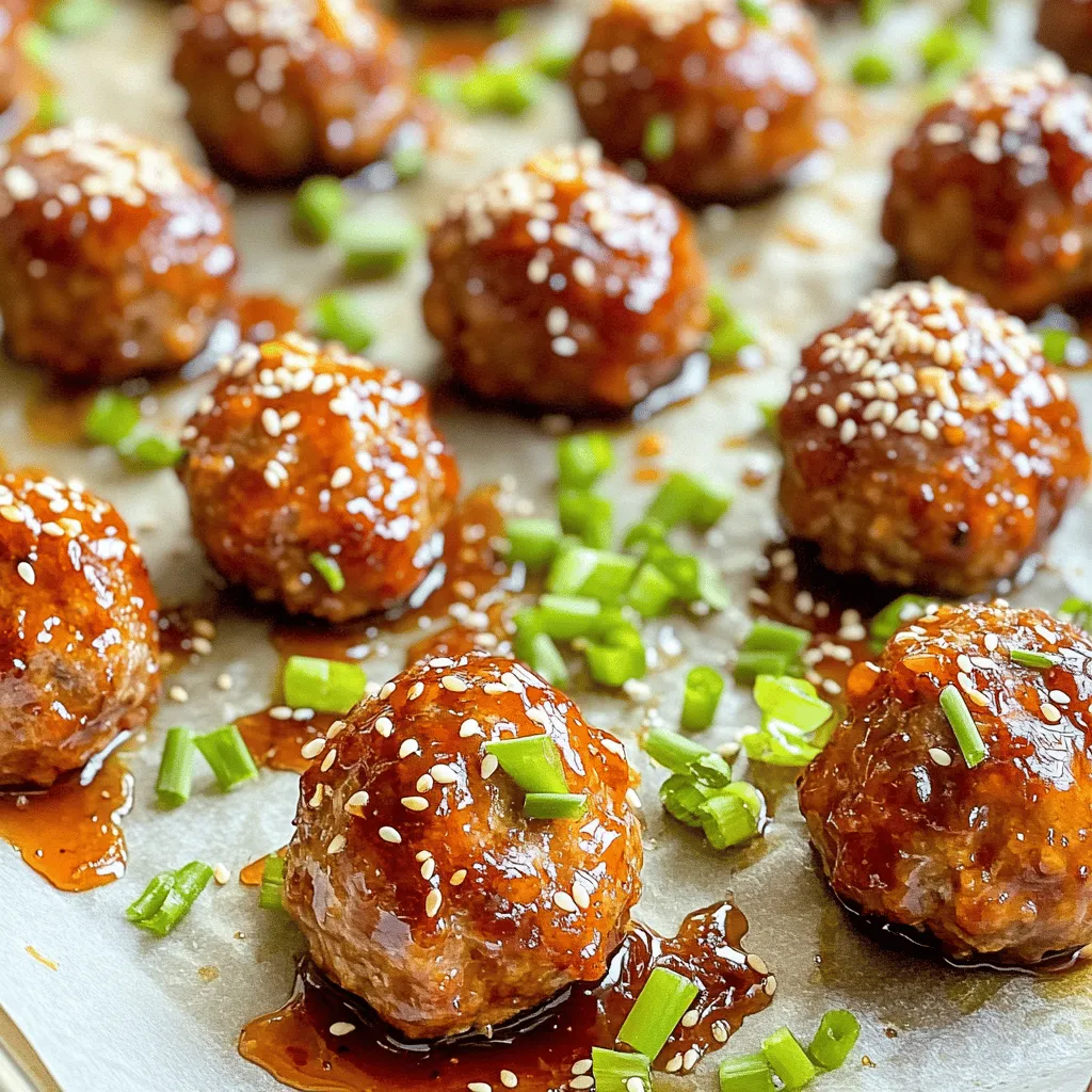 Honig Sriracha Fleischbällchen Einfaches Rezept genießen