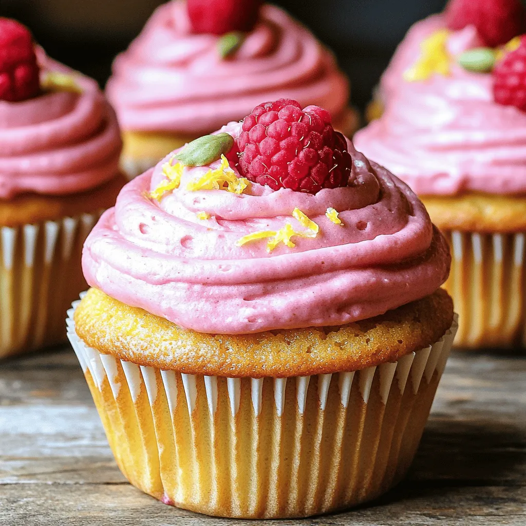 Himmlische Raspberry Lemon Heaven Cupcakes Backen