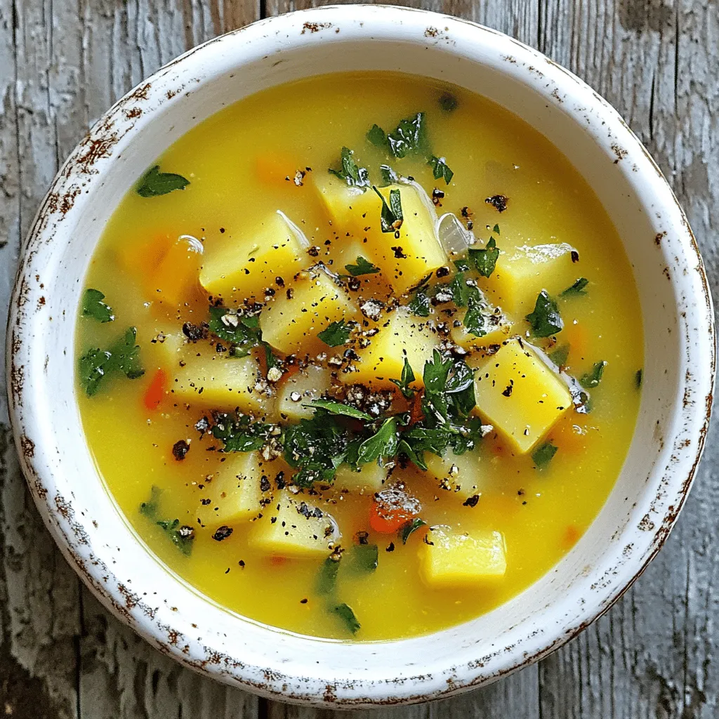 Polnische Kartoffelsuppe Rezept einfach und lecker