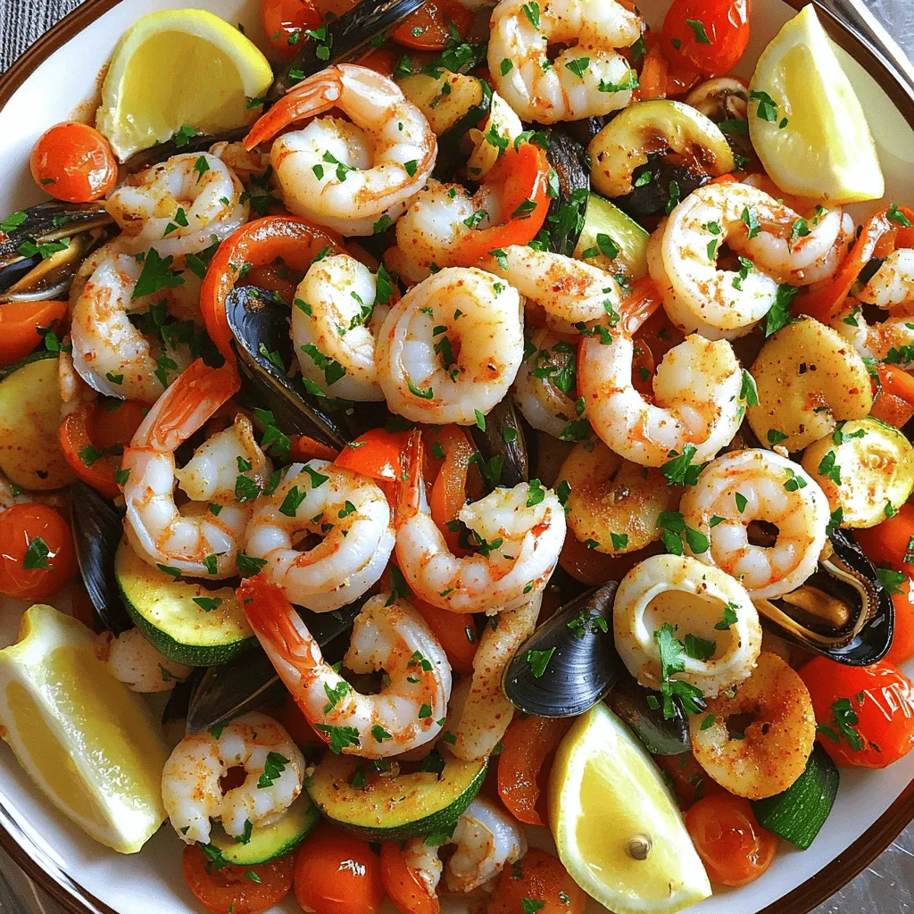 Frische Meeresfrüchte Rezepte sind einfach und lecker. Du kannst mit ein paar Zutaten tolle Gerichte zaubern. Für einfache Rezepte mit Meeresfrüchten brauchst du frische Zutaten. Garnelen, Muscheln und Tintenfisch sind immer gute Optionen. Sie sind leicht zu finden und schmecken fantastisch.