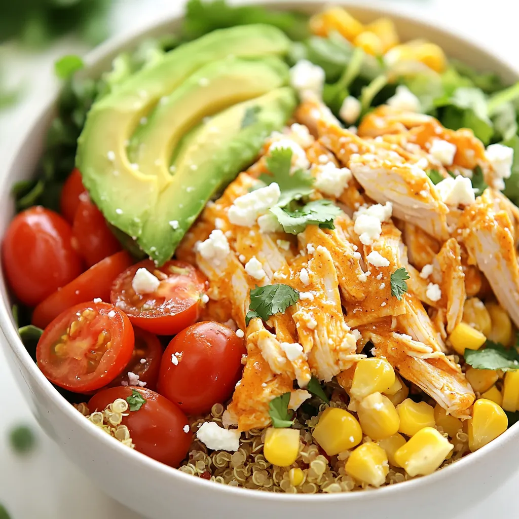 Buffalo Chicken Power Bowls Einfache und leckere Mahlzeit