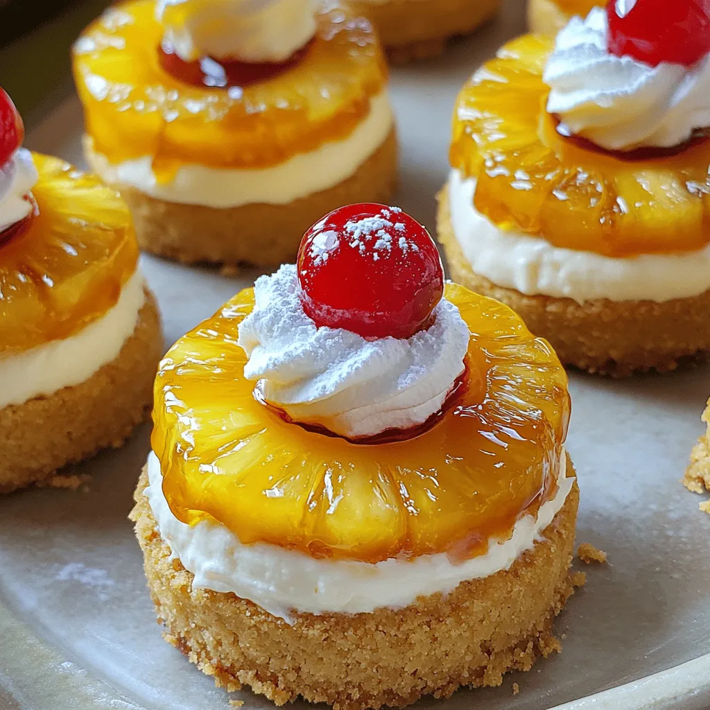 Für die Mini-Ananaskäsekuchen brauchen wir einige Hauptzutaten. Sie sind einfach zu finden und machen das Dessert lecker. Hier sind die wichtigsten Zutaten: