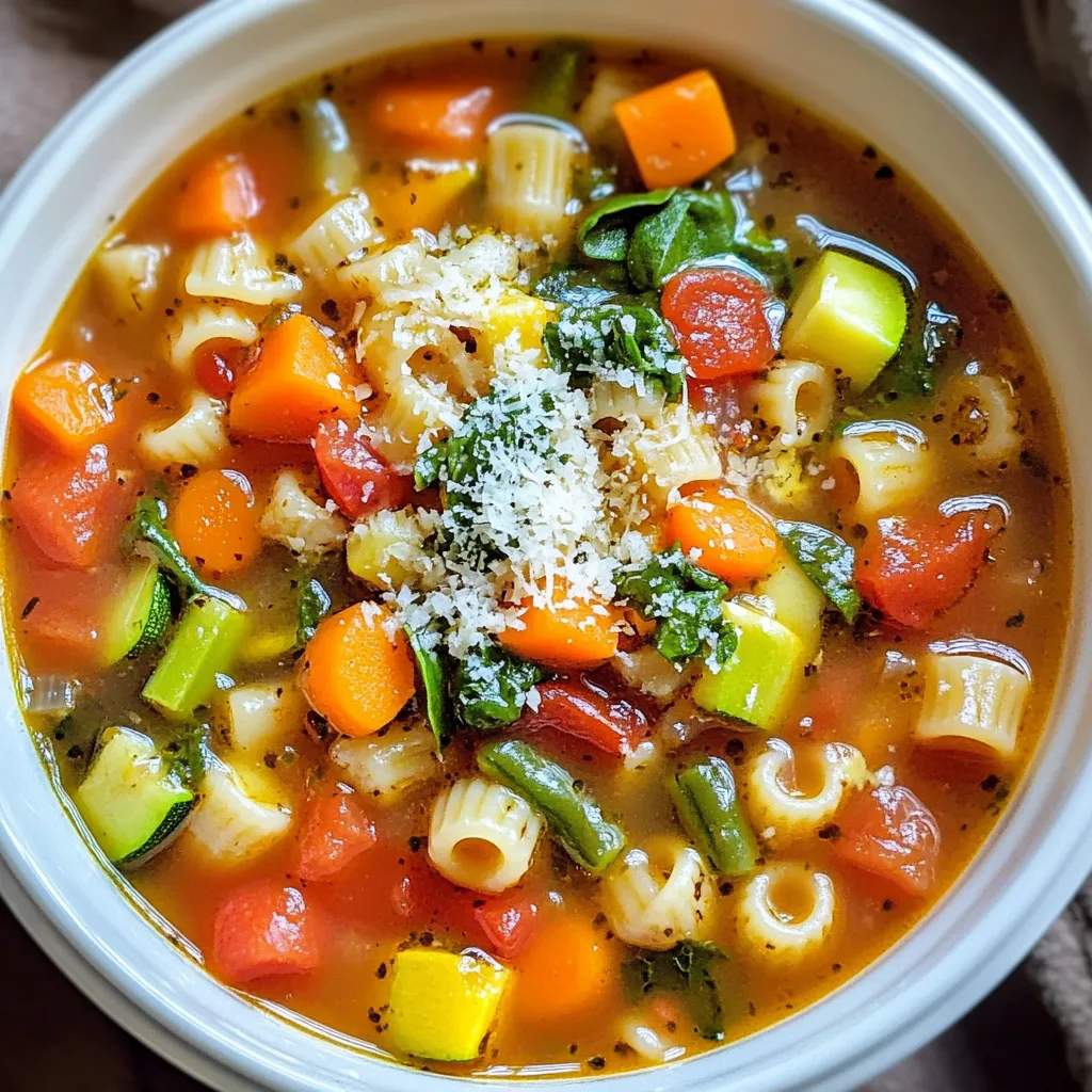 Slow Cooker Vegetable Minestrone Einfache und Feine Mahlzeit